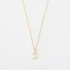 Beaded Moon Necklace