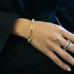Beaded Paperclip Bracelet