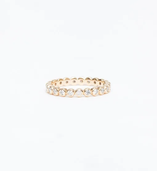 Bezel Set Eternity Band