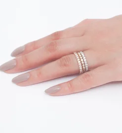Bezel Set Eternity Band