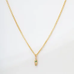 Birthstone Open Hand Mini Charm