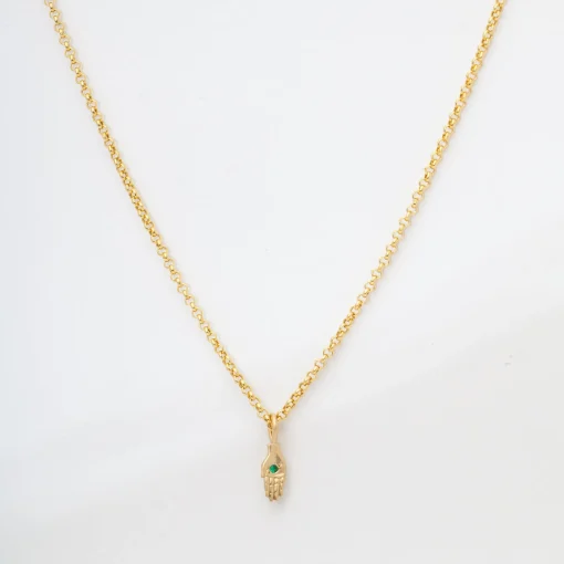 Birthstone Open Hand Mini Charm