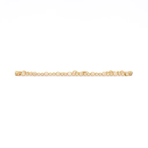 Bubble Bezel Tennis Bracelet