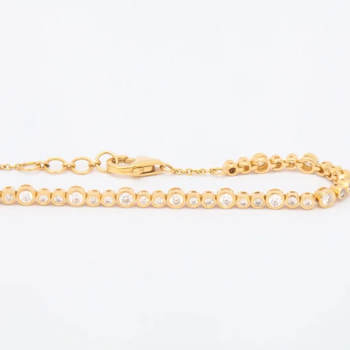 Bubble Bezel Tennis Bracelet
