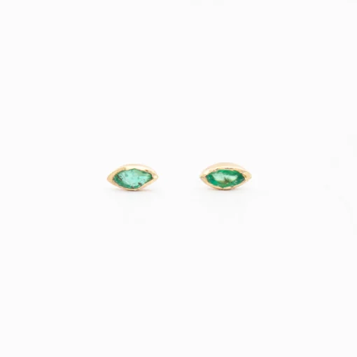 Bud Emerald Earrings