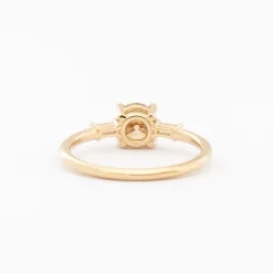 Champagne Diamond Melody Baguette Equilibrium Ring