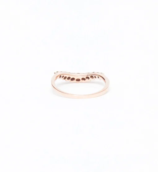 Champagne Diamond Tiara Curve Band