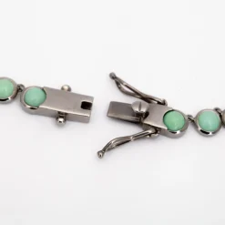 Chrysoprase Mini Dot Riviere Necklace