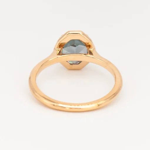 2.06 ct Color-Change Geometric Sapphire Carolyn Ring