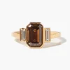 2.34 ct Fancy Diamond Amelia Three-Stone Ring