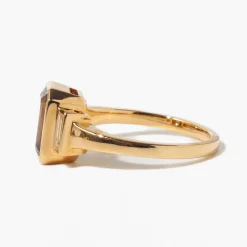 2.34 ct Fancy Diamond Amelia Three-Stone Ring