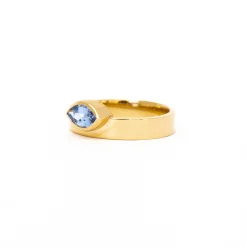 0.81 ct Marquise Sapphire Monolith Ring