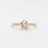 1.42 ct Old European Vault Five-Prong Solitaire