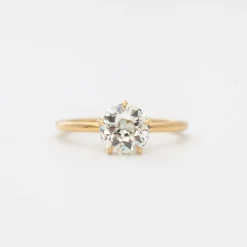 1.42 ct Old European Vault Five-Prong Solitaire