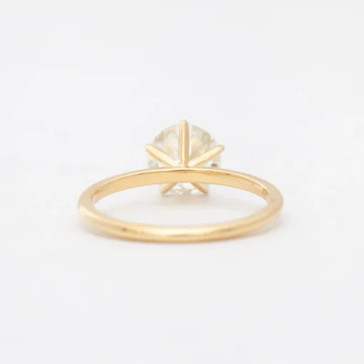 1.42 ct Old European Vault Five-Prong Solitaire