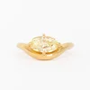 1.52 ct Oval Diamond Piscine Ring