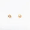 Dark Star Diamond Stud Earrings