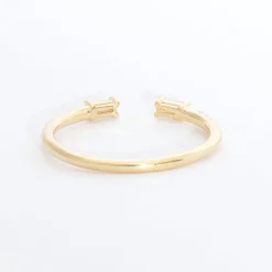 Diamond Baguette Equilibrium Cuff Ring