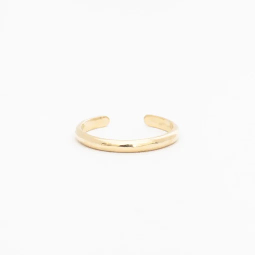 Diamond Baguette Half Round Cuff Ring