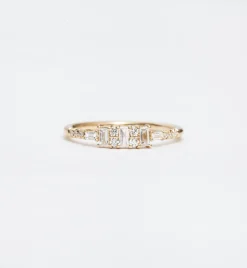 Diamond Baguette Reflection Ring