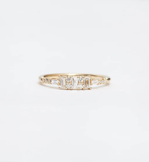 Diamond Baguette Reflection Ring