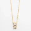 Diamond Baguette Reflection Necklace