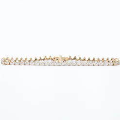 Diamond Cluster Tennis Bracelet