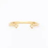 Diamond Deco Square Cuff Ring