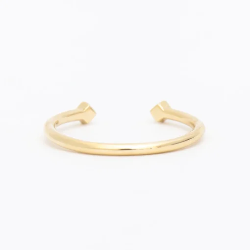 Diamond Deco Square Cuff Ring