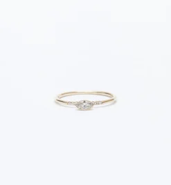 Diamond Marquise Equilibrium Ring