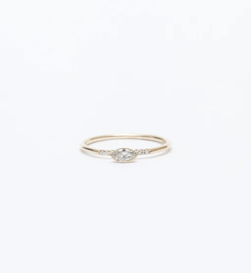 Diamond Marquise Equilibrium Ring