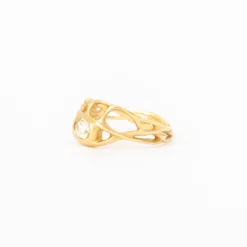 Gale Rose Cut Champagne Diamond Ring