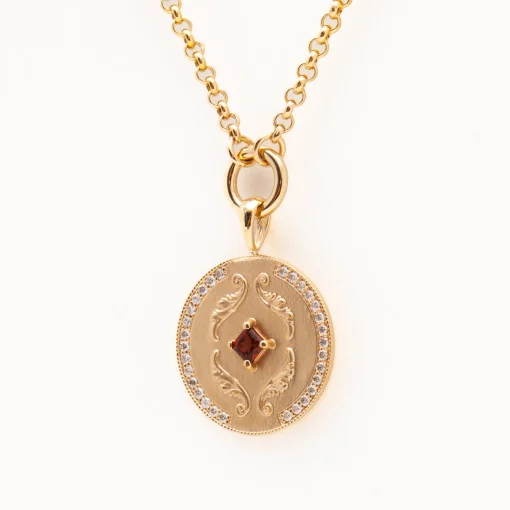 Garnet Callie Necklace