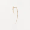 Gold XL Infinite Tusk Earring