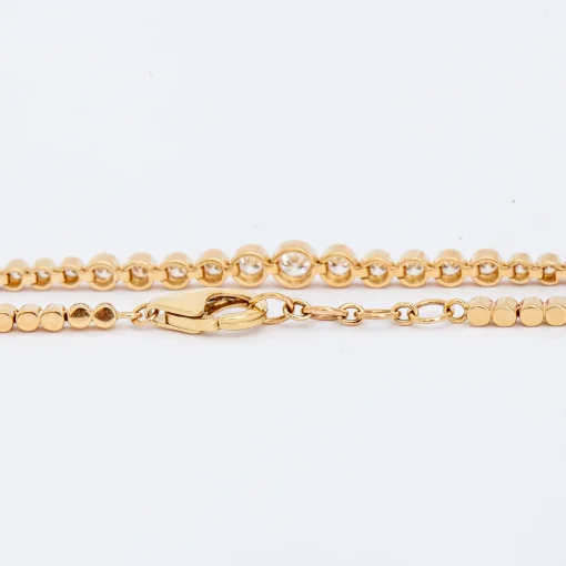 Graduated Round Diamond Half Tennis Bracelet
