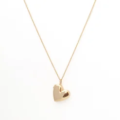 Heart Locket Long Chain Necklace