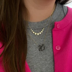 Illusion-set Graduated Diamond Necklace