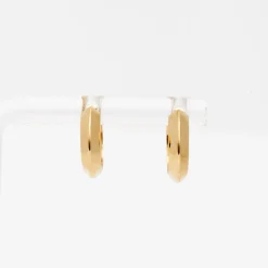 Knife Edge Hinged Huggie Hoops