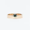 Limited Edition Round Gradient Sapphire Monolith Ring