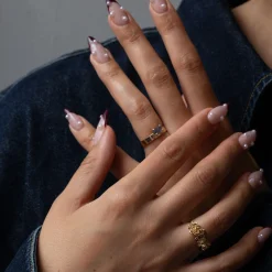 Lotus with Lily Pad, Peonies, & Diamond Dewdrops on Eos Garden Ring