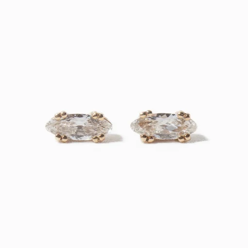 Luna Marquise Stud Earrings