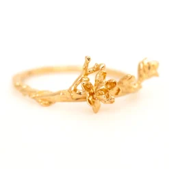 Magnolia on Sleeping Petal Garden Ring