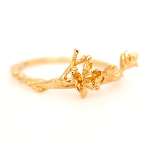 Magnolia on Sleeping Petal Garden Ring