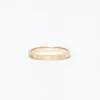 Matte Milgrain Gold Band