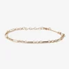 Medium Mixed Paperclip & Rolo Chain Bracelet
