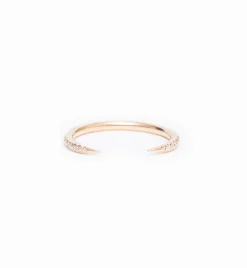 Micropavé Open Slice Ring