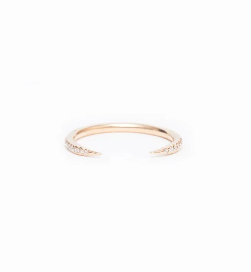 Micropavé Open Slice Ring