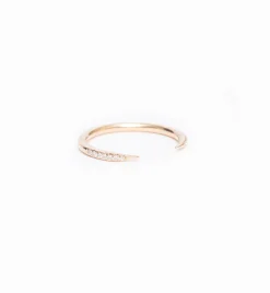 Micropavé Open Slice Ring