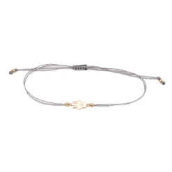 Midi Bitty Hamsa Silk Cord Bracelet