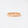 Milgrain Rose Gold Band